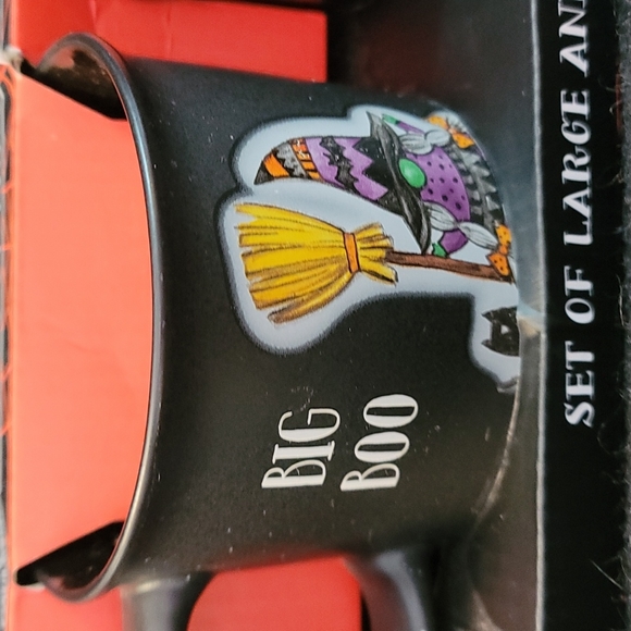 Halloween, Mug, Set 2, Gnomes, Cobwebs, Cauldrons, Coffee ,Tea Cups Cafecito Boo - Picture 2 of 4